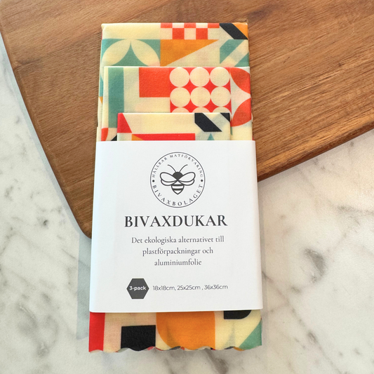 Bivaxdukar 3-Pack - Geometri