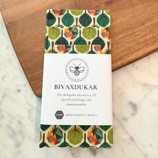 Bivaxdukar 3-Pack - Skogsträd